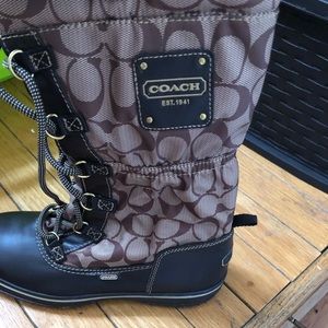 Brand new, never worn coach boots.